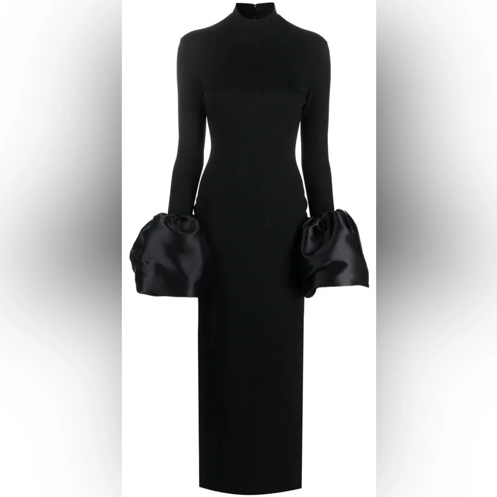 Solace London Black Long Sleeve Dress - Picture 2 of 4